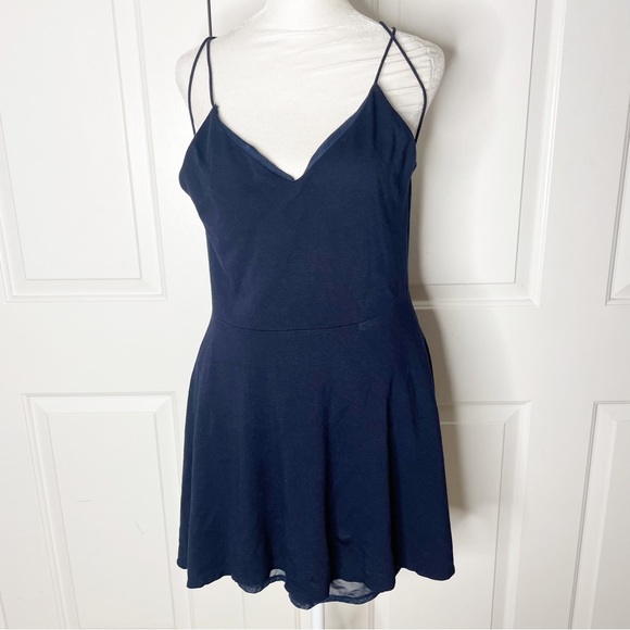 ALICE + OLIVIA SUZE SPAGHETTI STRAP SKATER DRESS - Picture 3 of 12